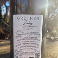 Antoine Grethen – Zéphyr – Coteaux Champenois Blanc 2022