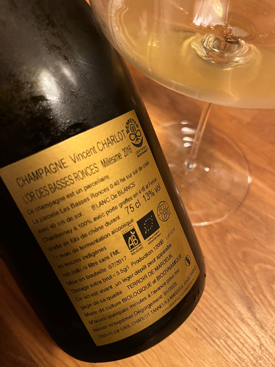 Vincent Charlot, L’Or des Basses Ronces 2016 - Extra Brut