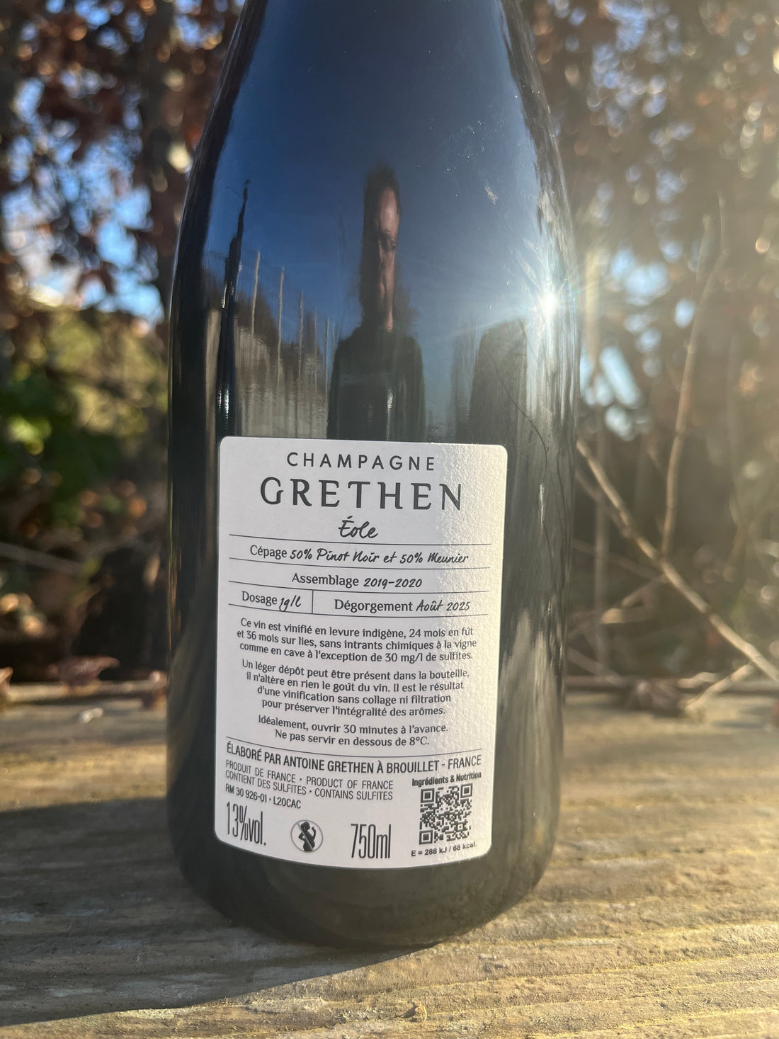 Antoine Grethen – Éole 2019/2020 – Blanc de Noirs - Extra Brut