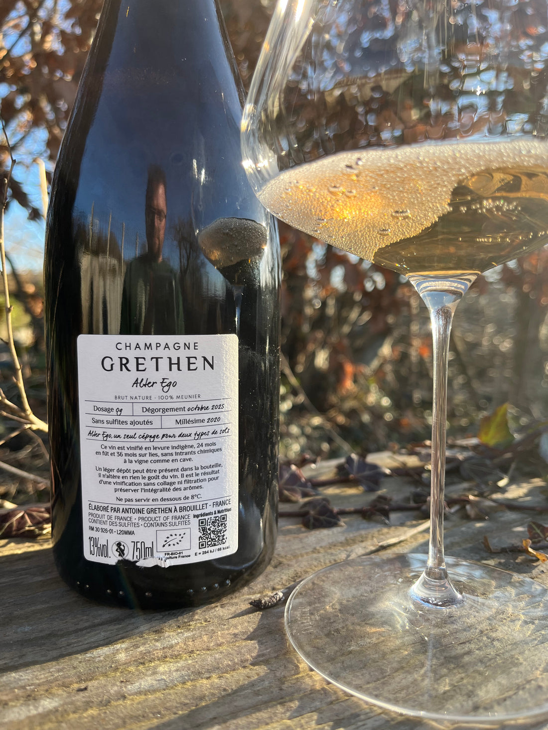 Antoine Grethen – Alter Ego 2020 – Blanc de Meunier - Brut Nature