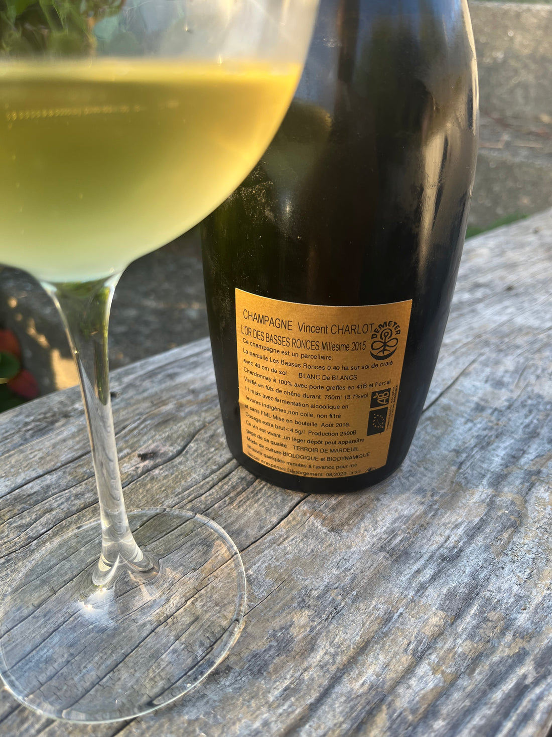 Vincent Charlot, L’Or des Basses Ronces 2015 - Extra Brut